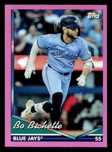 2024 Topps Archives Bo Bichette #274 Pink Foilboard Toronto Blue Jays - Picture 1 of 2