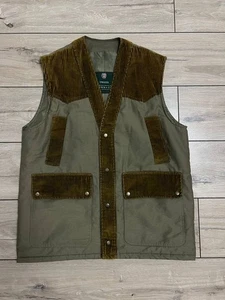 Men's Vintage Dunn Co Hunting Shooting Vest Waistcoat sz L-XL 44in - Picture 1 of 6