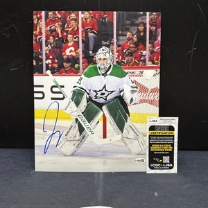 Jake Oettinger Autographed Dallas Stars Signed 11x14 Photo JSA COA - Picture 1 of 3