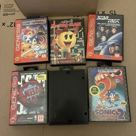 Lot Of Six Sega Genesis Games With Box, Game No Paperwork  Untested