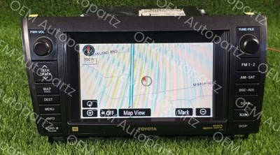 Unidad de visualización de navegación JBL 86120-0C230 ID E7013 OEM Toyota SEQUOIA 2007-2009 Foto 1 de 4