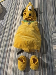 Disney Pluto Plüsch Kleinkind Kostüm 18-24 Monate Säugling Deluxe Halloween Hund - Bild 1 von 9