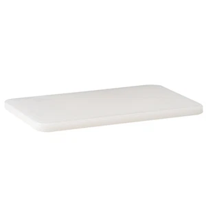 Winco Schwerlast Kunststoff Schneidebrett, 6" x 10" x 1/2", weiß - Bild 1 von 4