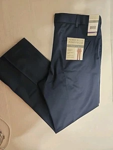 Perry Ellis Portfolio Premium Flex Twill Herrenhose Größe 36 x 30 neu mit Etikett Beschreibung lesen - Bild 1 von 7