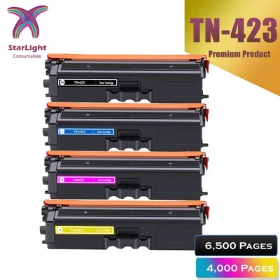 TN423 Toner Fits for Brother HL-L8260CDW L8360CDW MFC-L8690CDW DCP-L8410CDW LOT - Image 1 of 4