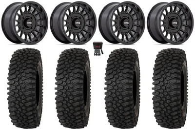 KMC Impact 15" Wheels Black 32" Roctane ST Tires Honda Pioneer 1000 / Talon — 第 1/4 张图片