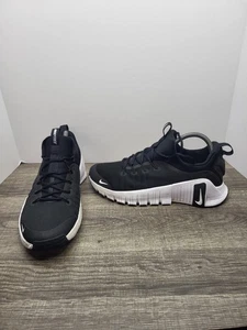 Nike Free Metcon 6 Black White Athletic Crossfit Shoes Sneakers Women's Size 9  - Picture 1 of 10