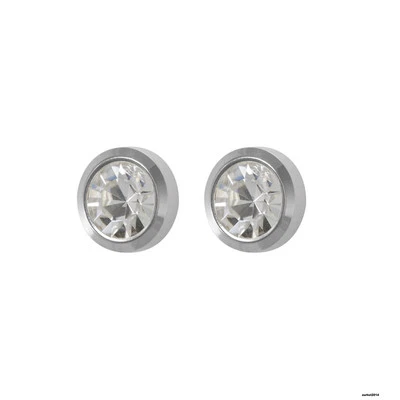 medizinische Ohrstecker, Gesundheitsstecker, Ohrringe mit Stein - Bild 1 von 2