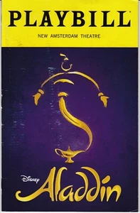 Aladdin Playbill - New Amsterdam Theatre, NYC - 27. April 2022 Performance - Bild 1 von 4