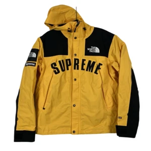 Supreme x The North Face Arc Logo Mountain Parka Gore-tex Yellow SS19 Sz Medium - Picture 1 of 10