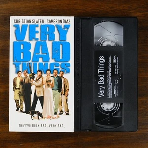 Very Bad Things (1998) - VHS Comedy - Christian Slater - GREAT CONDITION - Picture 1 of 8