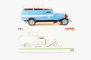 Märklin 1101 Truck Money Transporter Limited Bavarian Broadcasting Unrecorded Ob - Picture 1 of 1