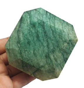 Enorme esmeralda verde brasileña natural de 2373 quilates corte cuadrado calidad AAA gemas sueltas - Imagen 1 de 6