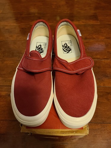NUOVISSIMO Vans Slip on Uomo 8 Donna 9 5. Rosso mattone