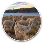 2 x Vinyl Stickers 7.5cm - Alpacas Llama Lake Titicaca Peru  #44067