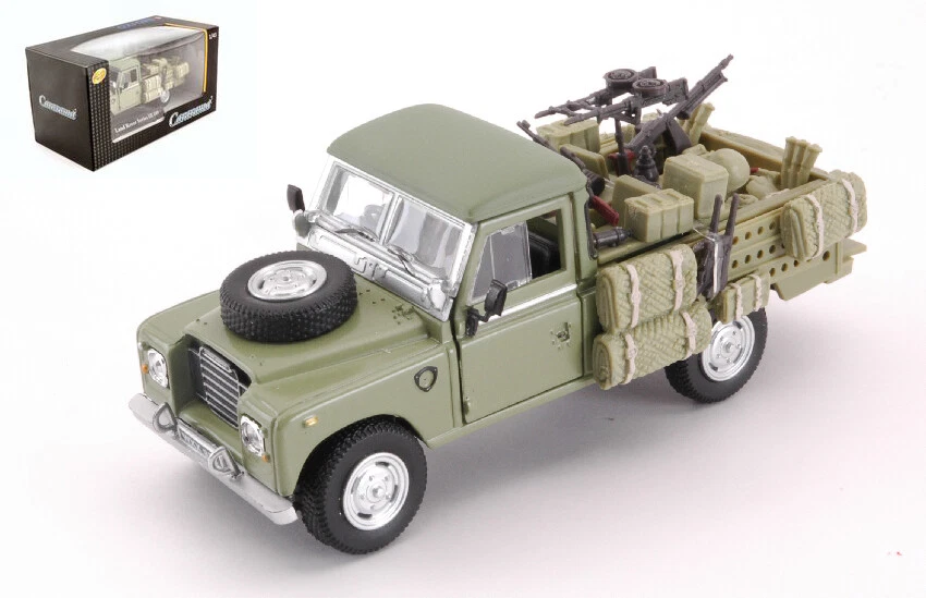 Modellino auto jeep LAND ROVER SERIES III 109 MILITARE diecast scala 1:43 - Immagine 1 di 1