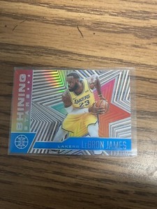 2020-21 Panini Illusions Shining Stars Sapphire Acetate LeBron James No. 1
