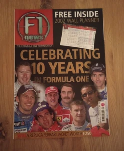 Formula One - F1 News Magazine -Celebrating 10 Years -December 1 2001 - Issue 21 - Picture 1 of 5