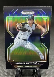 2022 Panini Prizm Draft Picks Prizms Black #PDP145 Hunter Patteson- Royals - Picture 1 of 3