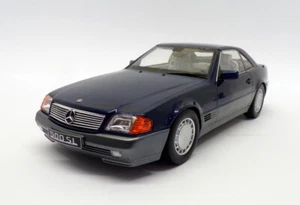 KK Scale 1/18 Scale KKDC180373 - 1993 Mercedes Benz 500SL - Metallic Blue - Picture 1 of 6