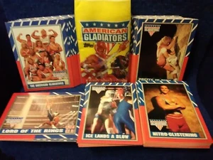 1991 Topps American Gladiators TV Show BASE Trading Card Set (88) + wrapper - Picture 1 of 2