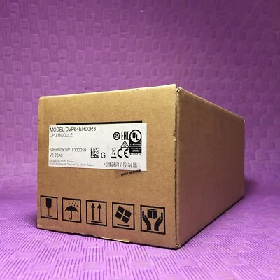 1PC Brand NEW in box Delta PLC Module DVP64EH00R3 Quality Assurance 12months - Image 1 of 3