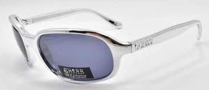 Guess GU X04 102-3 Sunglasses Metallic Silver / Dark Gray Vintage Italy - Imagen 1 de 7