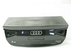 SEDAN 💚 13-16 AUDI B8 A4 S4 RS4 REAR TRUNK LID DECKLID TRUNK LID ( LZ9Y BLACK ) - Picture 1 of 10