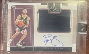 Maglia Autografo 2023-24 One & One Silver Ben Sheppard Rc Rookie #/99 - Foto 1 di 1