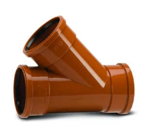 CB Polypipe 110mm UG Abzweig Dreifachmuffe 87,5 Grad F97092 - Bild 1 von 1