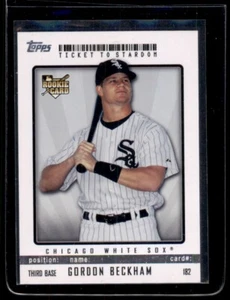 2009 Topps Ticket to Stardom #182 Gordon Beckham Rookie - Picture 1 of 2