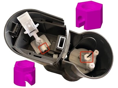 MARKENLOS Mutter passend für SodaStream Crystal Duo Art Ersatzteil Undicht made by Rudolf