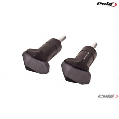 PUIG 4066N Tampons Paratelaire R12 Noir Pour Suzuki 600 GSX R 2006-2007 - Photo 1/4