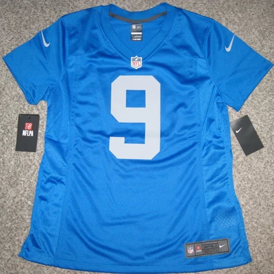 Camiseta deportiva para mujer Matthew Stafford Detroit Lions azul Nike Game Foto 1 de 3