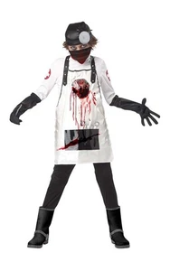 DISFRAZ MÉDICO HALLOWEEN NIÑO CIRUJANO CORAZÓN ABIERTO - Imagen 1 de 2