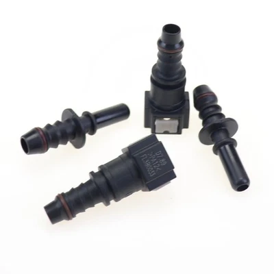 2 pair 7.89mm SAE 5/16" 8mm Nylon Fuel Line Quick Connect Release Hose - Image 1 of 4