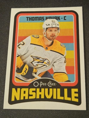24-25 O-Pee-Chee Thomas Novak Retro 🚨🚨🚨 Nashville Predators  - Image 1 of 2