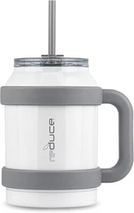 REDUCE Cold1 50 oz Reusable Mug Tumbler with 50 Ounces, Opaque Gloss White - Picture 1 of 5