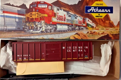 Boxcar escala HO Athearn Wisconsin Central 50' PS WC 25003 Foto 1 de 4