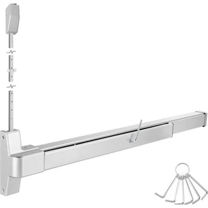 IRONWALLS Panikstange vertikale Stange 32" Not Tür Schub Austrittsvorrichtung 32"-48" - Bild 1 von 4