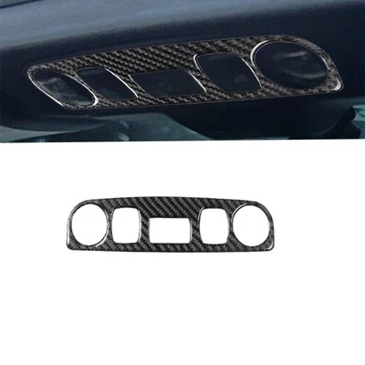 Cubierta de panel de luz de lectura de fibra de carbono para Audi TT 8N convertible 2001-06 Foto 1 de 4