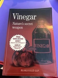 Vinegar, Natures Secret Weapon + Honey 58 pages, and Garlic 37 pages. Gift Idea. - Imagen 1 de 4