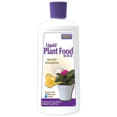 Bonide alimento líquido para plantas de interior 10-10-10, fertilizante concentrado de 8 oz... Foto 1 de 4