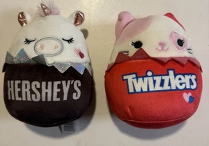 Paar Squishmallows Plüschtiere Twizzlers und Hershey's 6 Zoll - Bild 1 von 4