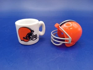 NFL Football 🏈 MINI MUG & HELMET SET 🏈 "Cleveland Browns" Gumball Machine - Picture 1 of 4
