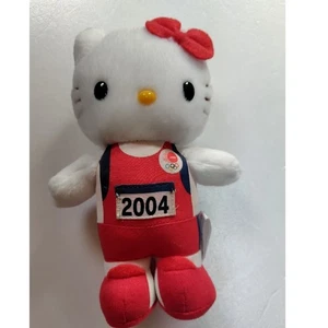 Juguete de peluche oficial de Hello Kitty Olympics Memorial 2004 - Imagen 1 de 3