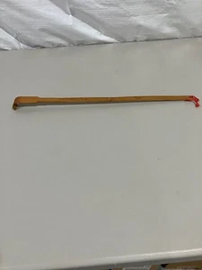 Vintage Bamboo Back Scratchers With Nail Hole for hanging 17" - Picture 1 of 2