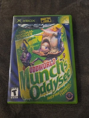 Oddworld: Munch's Oddysee (Microsoft Xbox, 2001) Complete and Tested - Image 1 of 3