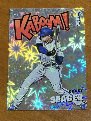 2022 帕尼 Absolute Corey Seager KABOOM! CASE HIT Rangers SSP — 第 1/2 张图片