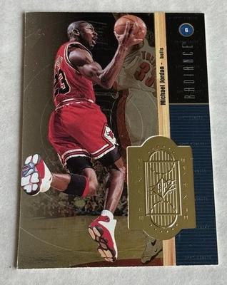 1998-99 SPx Finite Michael Jordan Radiance #1 Chicago Bulls #4750/5000 - Image 1 of 3